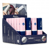 161385_Прикассовый стенд с щеточками для удаления катышков, набор 24 шт в картонном цветном дисплее