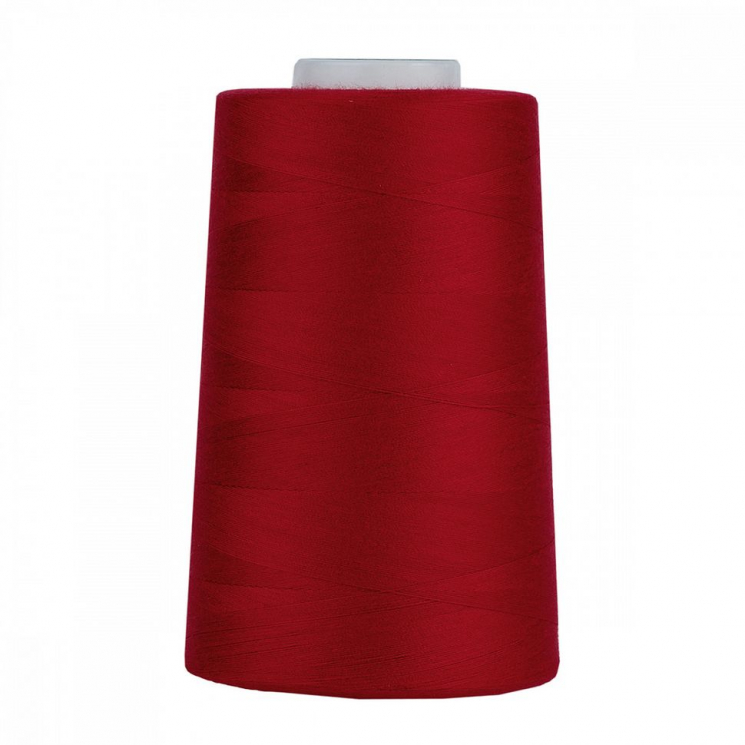 Нитки швейные 50/2 полиэстер 5000 ярд цв.153 красный MAX