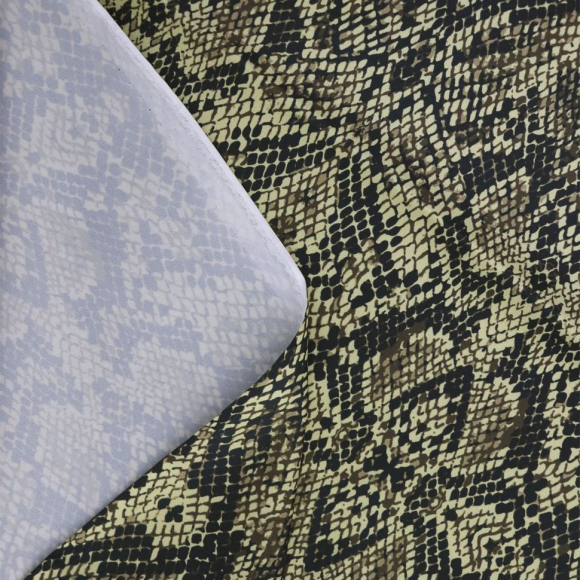 Ткань шелк Армани 90 г/м? 97% полиэстер, 3% спандекс шир.148 см арт.Р.15715.01 цв.01 коричневый уп.25м