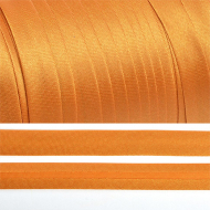 Косая бейка TBY атласная шир.15мм цв.F116 св.коричневый уп.132 м
