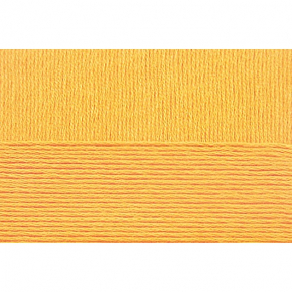 Пряжа для вязания ПЕХ Хлопок Натуральный летний ассорт (100% хлопок) 5х100г/425 цв.012 желток