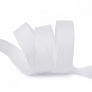 Лента Ideal репсовая в рубчик шир.15мм цв. 029 белый уп.27,42м