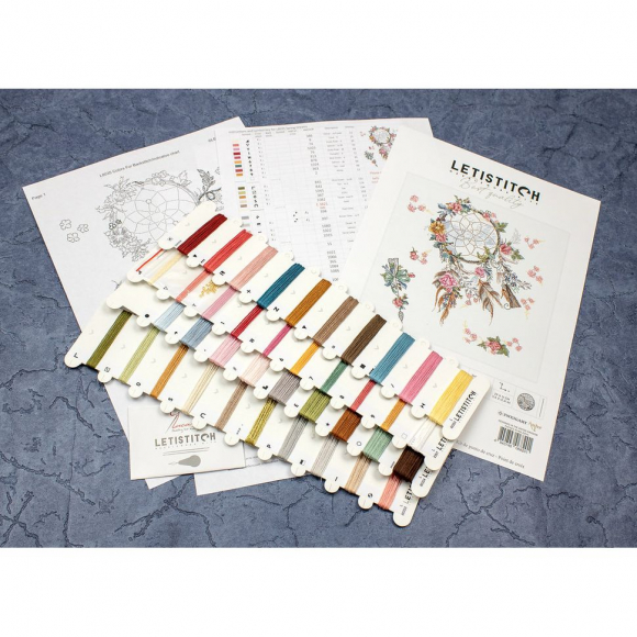 Набор для вышивания LETI арт. L8035 Весенние мечты 29х31 см Набор для вышивания LETI арт. L8035 Весенние мечты 29х31 см