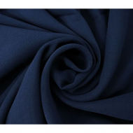 Ткань Креп 150 г кв.м 95% полиэстер, 5% спандекс шир.150 см арт.Р.11387.04 цв.04 синий уп.25м