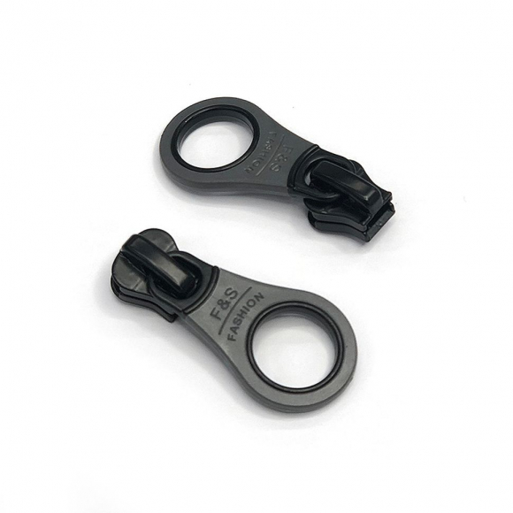 Замок MaxZipper автомат ТР#5 F31 цв.черный/серый уп.100шт Замок MaxZipper автомат ТР#5 F31 цв.черный/серый уп.100шт