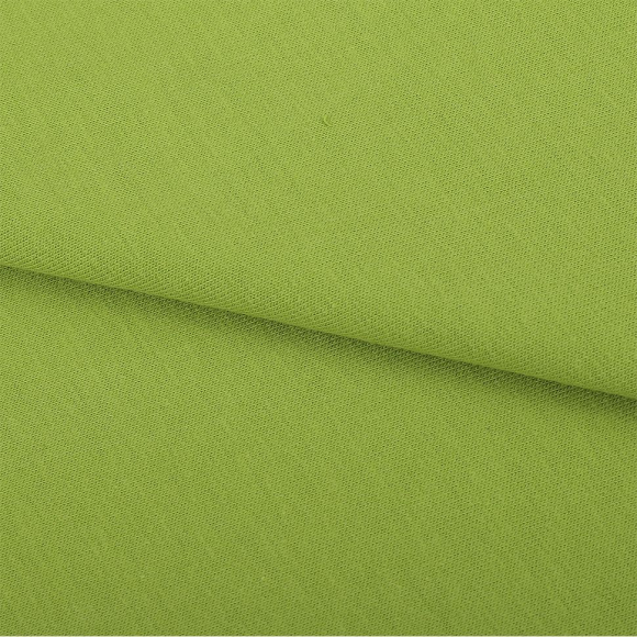 Ткань трикотаж Футер 2х нитка петля с лайкрой 230г пенье 180см сочный лайм 16-5127 рул.45-70м