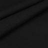 Ткань льняная TBYLi-1004-33 185г/м? 30% лен 25хб 25%виск 20%ПЭ шир 140см цв.33 черный рул 10м