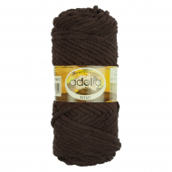 Пряжа ADELIA MIMI (100% полиэстер) 5х100г/80м цв.12 коричневый