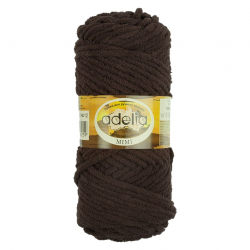 Пряжа ADELIA MIMI (100% полиэстер) 5х100г/80м цв.12 коричневый