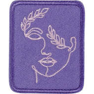 Термоаппликация "Парные листочки вереска"