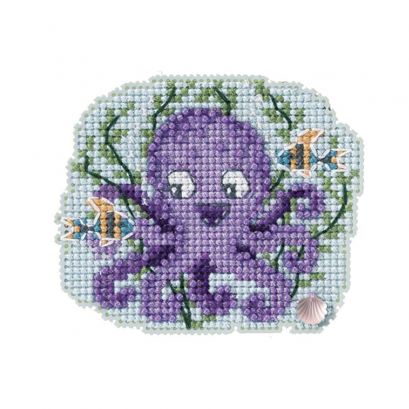 Набор для вышивания MILL HILL Осьминожка 8х6 см