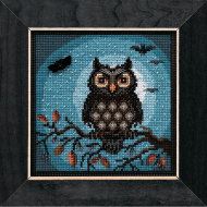 Набор для вышивания бисером MILL HILL Полуночная сова 13,33х13,33 см