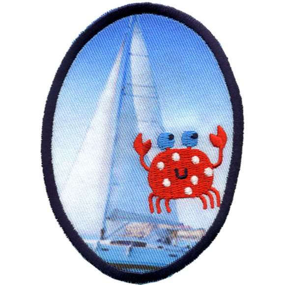 Термоаппликация HKM "Краб с парусником"