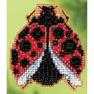 Набор для вышивания MILL HILL Божья коровка 6х6 см