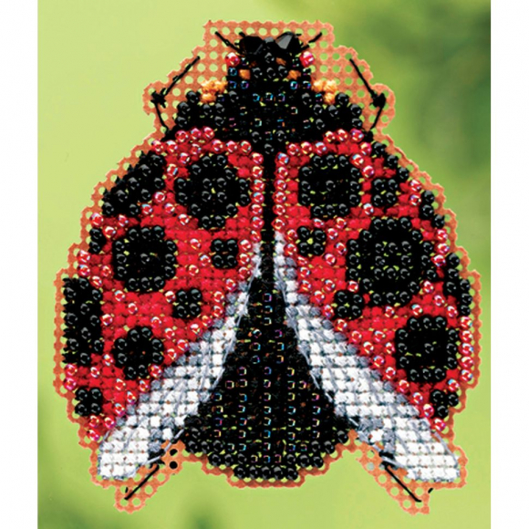 Набор для вышивания MILL HILL Божья коровка 6х6 см