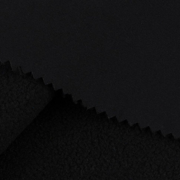 Ткань софтшелл TBY-А330-1 330 г/м? 100% ПЭ шир.150см WR/МЕМБРАНА 3К/3К цв.1 черный/черный рул.70-90м