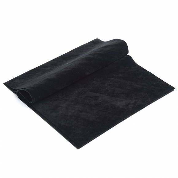 Замша искусственная двухсторонняя арт.КЛ.21883 20х30см цв.13 черный уп.2 листа