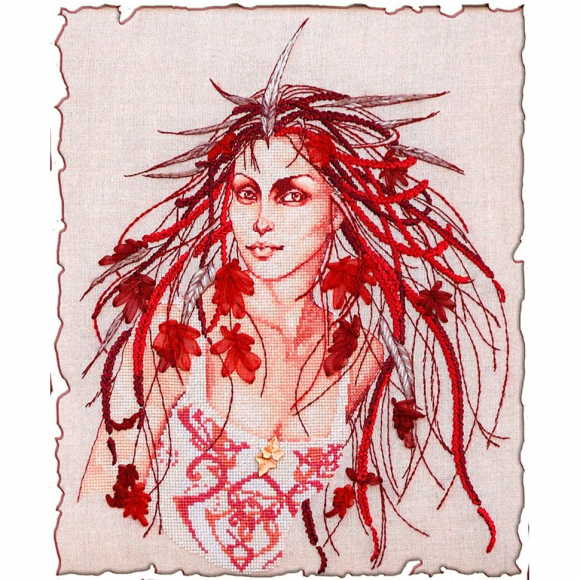 Набор для вышивания NIMUE арт.30-C002 K Sepia (Нимуё Сепия) 26х35 см Набор для вышивания NIMUE арт.30-C002 K Sepia (Нимуё Сепия) 26х35 см