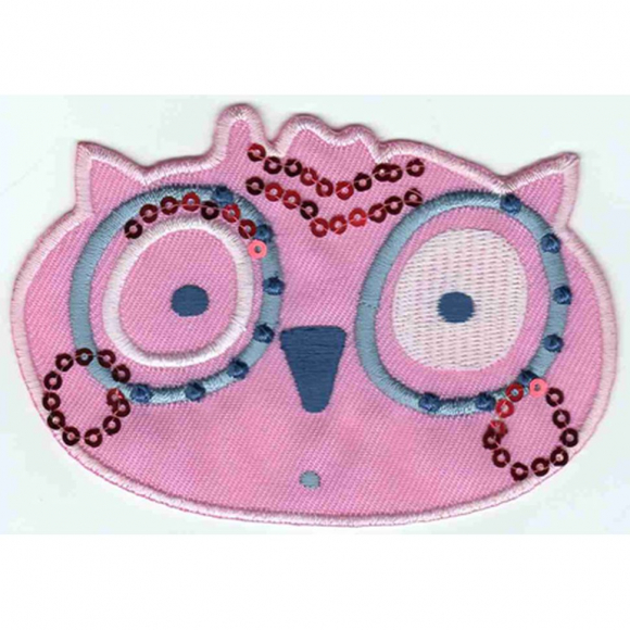 Термоаппликация HKM "Eulenkopf rosa"