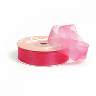 Лента капрон (органза) IDEAL шир.20мм цв.1018 розовый уп.27,4 м