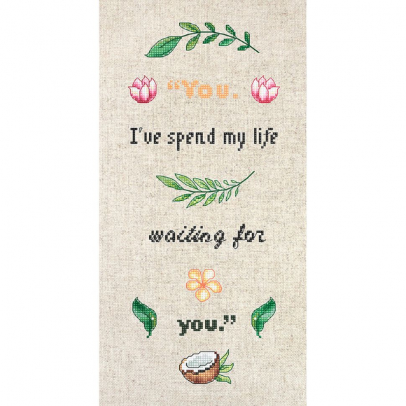 Набор для вышивания LUCA-S арт. B1159 Девиз 30х12,5  см