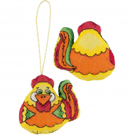 Набор для вышивания PANNA арт. IG-1855 Игрушка. Петушок 9х9 см