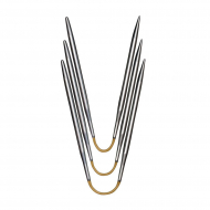 118064_Спицы чулочные гибкие, супергладкие, addiCraSyTrio SHORT №3, 21 см