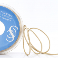 19373_Шнур атласный SAFISA 2 мм, 25 м, цвет 63, бежевый