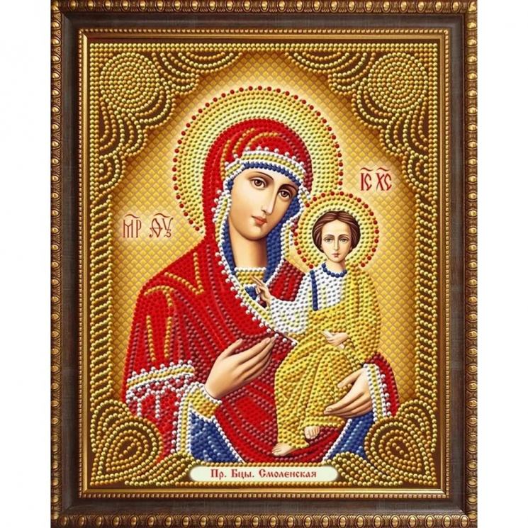 Набор для изготовления картин АЛМАЗНАЯ ЖИВОПИСЬ арт.АЖ.5072 Икона Божией Матери Смоленская