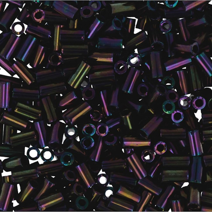 Бисер Япония "TOHO" BUGLE №3  3 мм 5 х 5 г №0085 коричневый