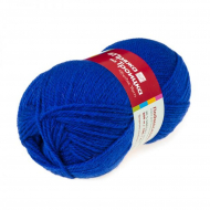 Пряжа для вязания ТРО Подмосковная (50% шерсть, 50% акрил) 10х100г/250м цв.0026 василек
