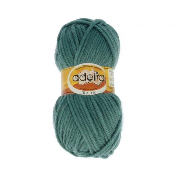 Пряжа ADELIA RADA (100% акрил) 10х100г/80м цв.027 св.зеленый
