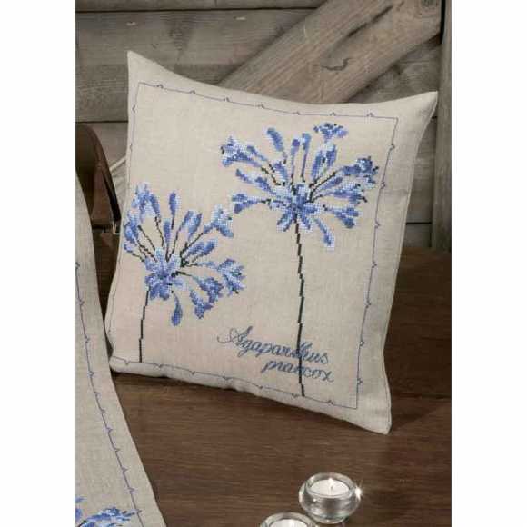 Набор для вышивания PERMIN арт.83-7714 Подушка Цветок любви 40х40 см