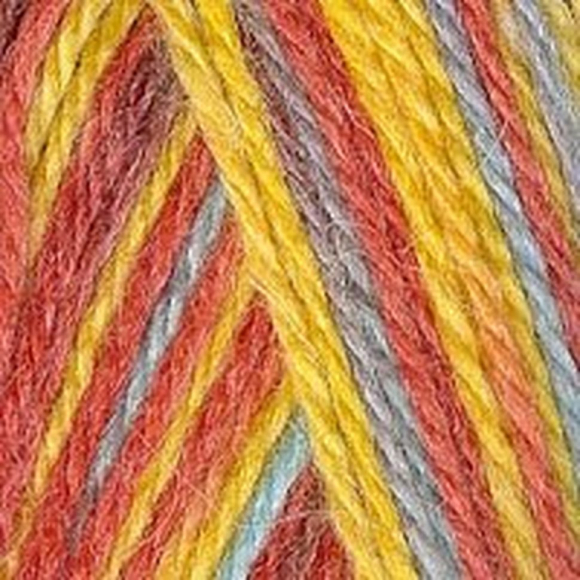 Пряжа для вязания ТРО Подмосковная (50% шерсть, 50% акрил) 10х100г/250м цв.секционный 4028