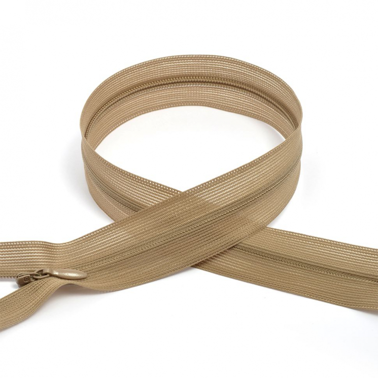 Молния MaxZipper пласт. потайная №3 20см н/р цв.F294 какао уп.50шт