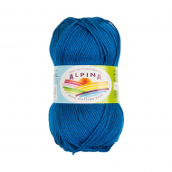Пряжа ALPINA ANABEL (100% мерсеризованный хлопок) 10х50г/120м цв.995 яр.синий