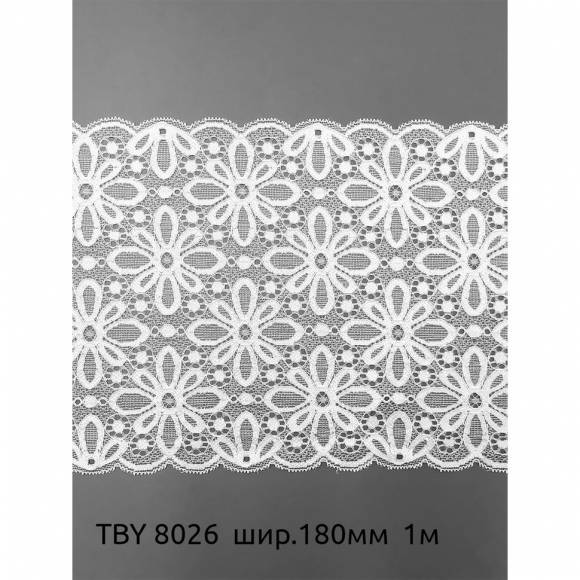Набор эластичного кружева Kruzhevo №1 Белый Набор эластичного кружева Kruzhevo №1 Белый