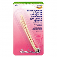 102214_Иглы ручные c тупым изогнутым кончиком для шитья пряжей