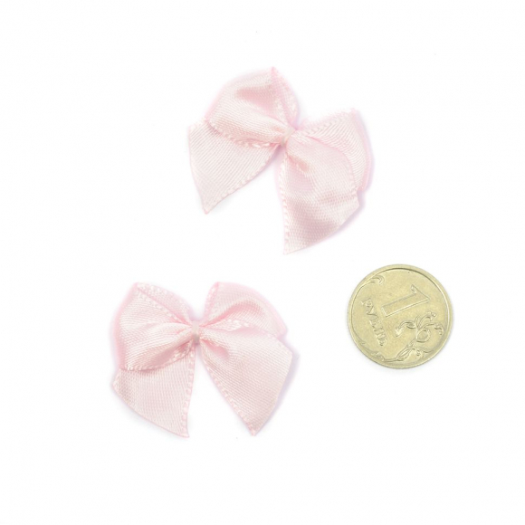 Бантики пришивные арт.MJ.RF.072.22 1,5см цв.22 нежно-розовый уп.100шт