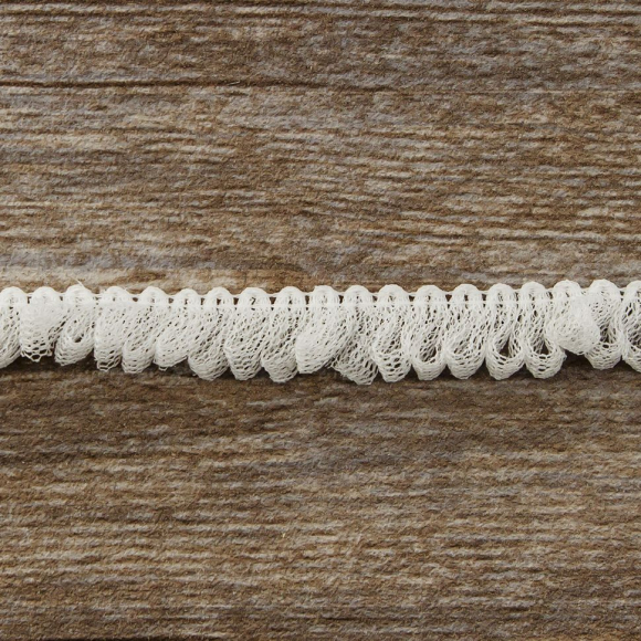 185629_Тесьма декоративная, 17 мм, цвет белый