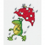 Набор для вышивания KLART арт. 8-378 Летний дождь 10х12 см