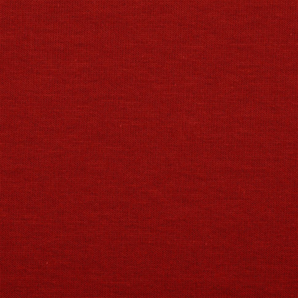 Ткань трикотаж Футер 2х нитка петля с лайкрой 240г пенье 180см красный 18-1550 уп.10м