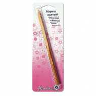 4239_Карандаш для ткани несмываемый, желтый