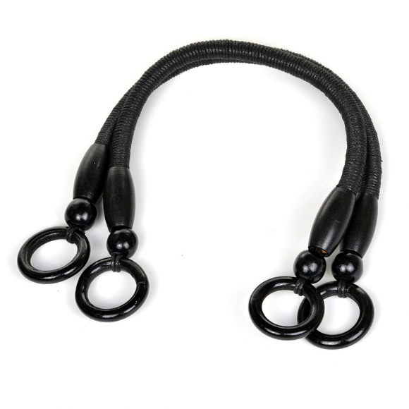 Ручка для сумки, арт.МН-01953-1,вощен.шнур , длина 47см, цв.черный, уп.2шт