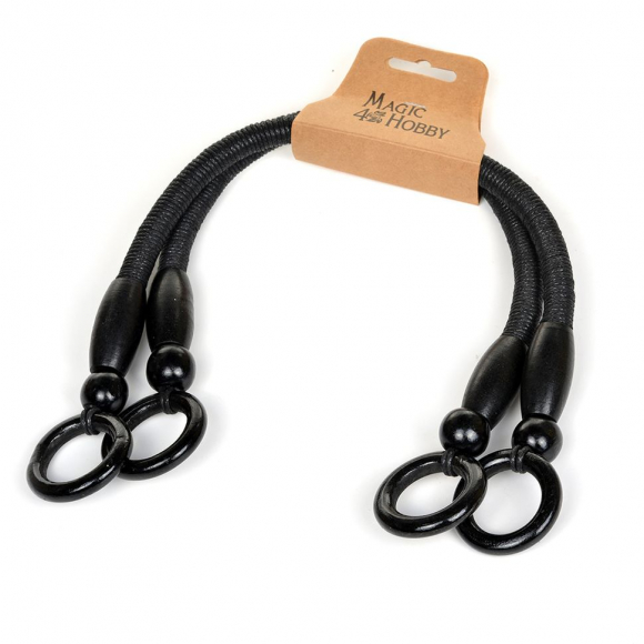 Ручка для сумки, арт.МН-01953-1,вощен.шнур , длина 47см, цв.черный, уп.2шт