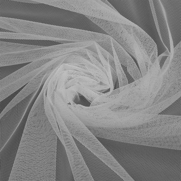 Сетка стрейч матовая арт.TBY-TL01 40г/м? 100% полиэстр ш.150см цв.белый рул.100м Сетка стрейч матовая арт.TBY-TL01 40г/м? 100% полиэстр ш.150см цв.белый рул.100м