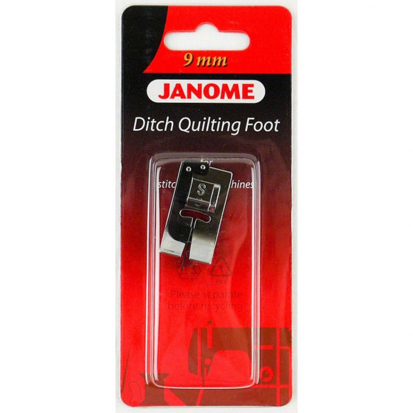 Лапка для бытовых швейных машин Janome 9 мм, для соединения двух слев ткани в раскол