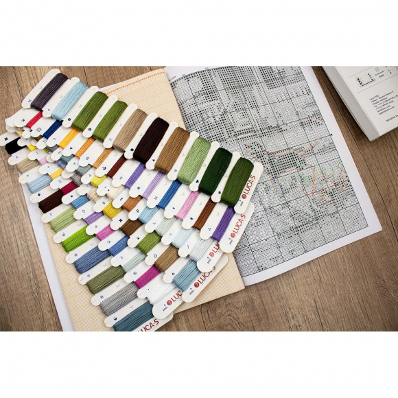 187244_Набор для вышивания "Хижина у озера" 187244_Набор для вышивания "Хижина у озера"