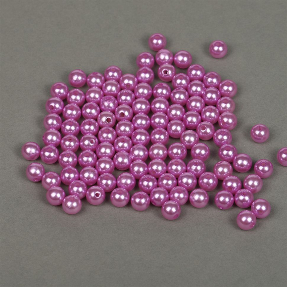 Бусины MAGIC 4 HOBBY круглые перламутр 10мм цв.093 т.сиреневый уп.50г (96шт) Бусины MAGIC 4 HOBBY круглые перламутр 10мм цв.093 т.сиреневый уп.50г (96шт)