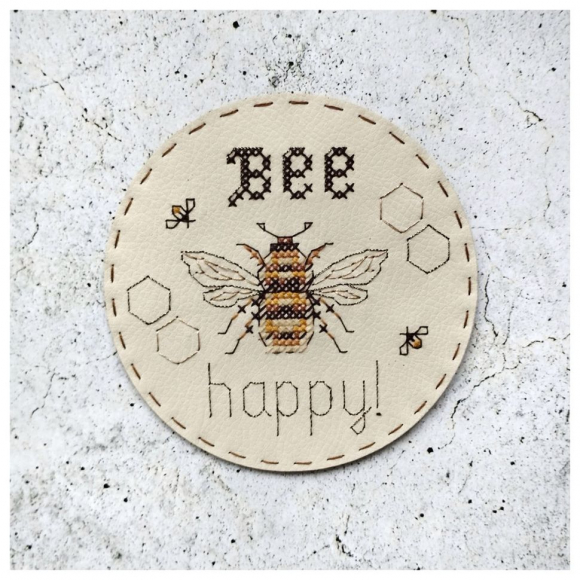 Набор для вышивания подстаканника "Be happy"